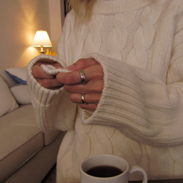 Customer photo: Women's Cable Knit Sweater