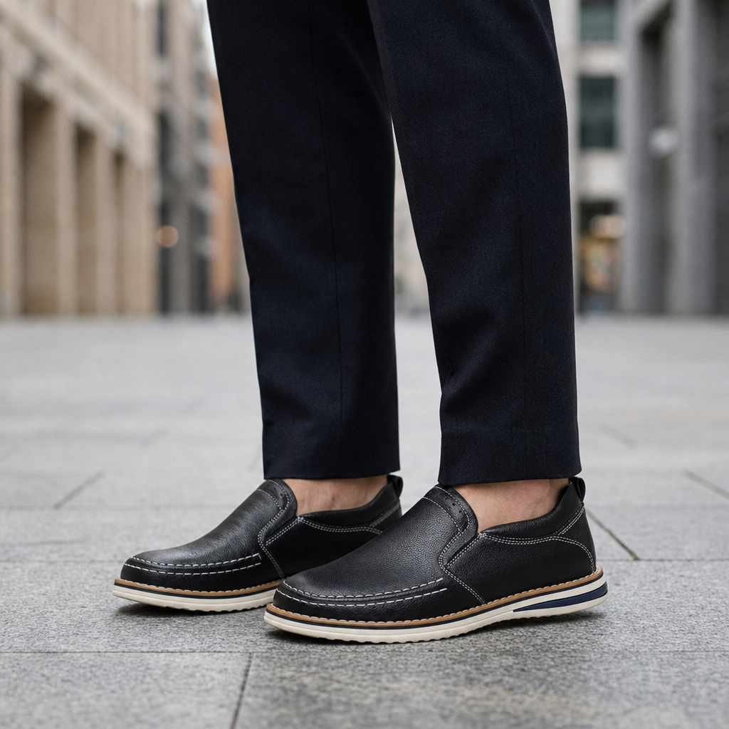 Gordes Leather Slip-On Loafers