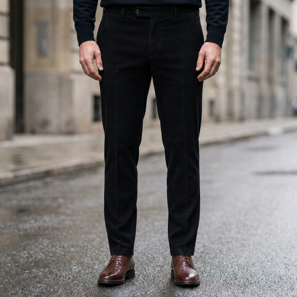 Lecce Slim Corduroy Trousers