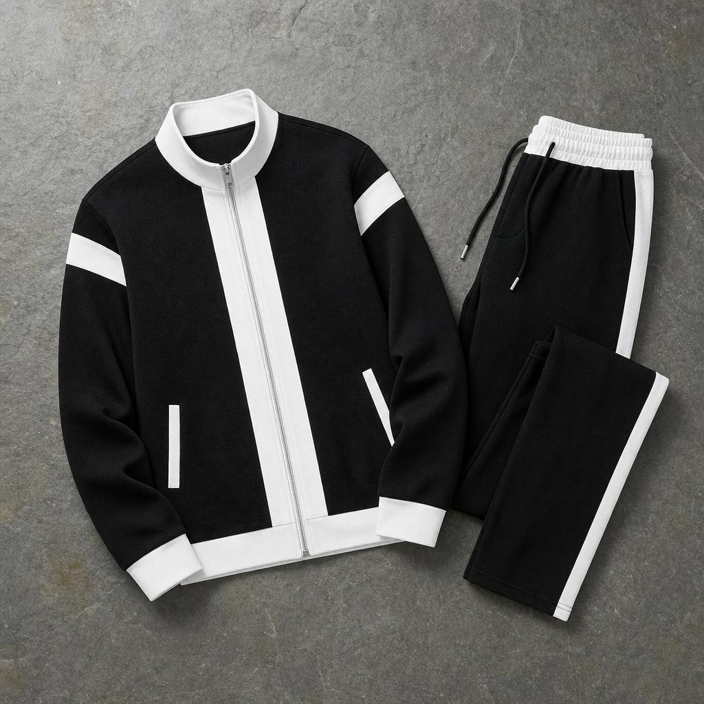 Menorca Contrast Tracksuit Set