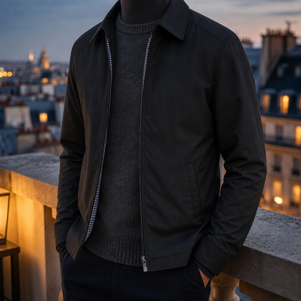 Skiathos Checked Lining Zip Jacket