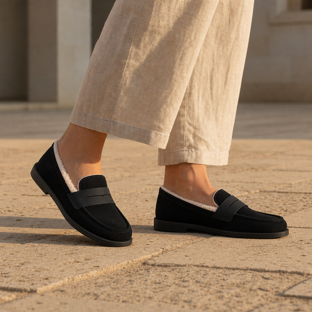 Matera Fur Lined Loafers