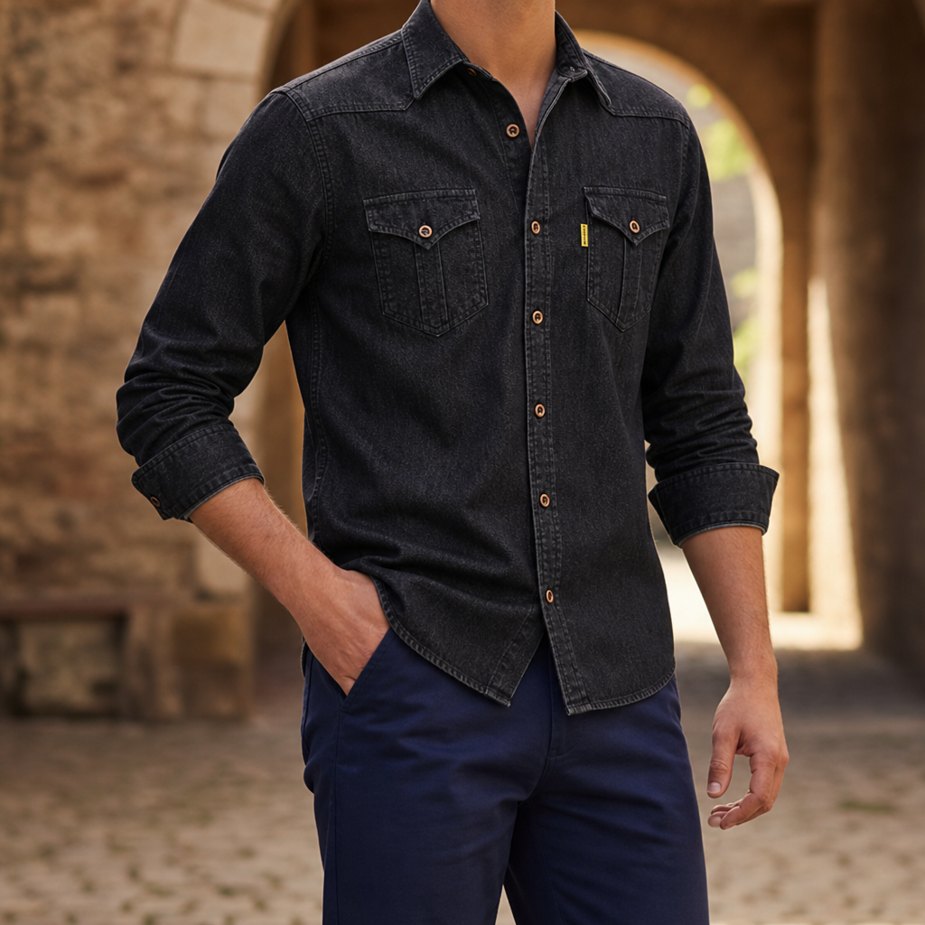 Merida Western Denim Shirt