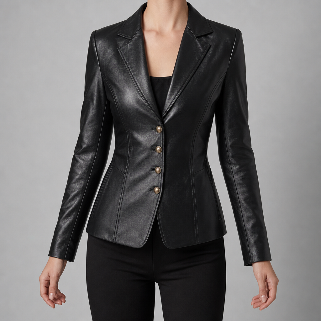Cefalu Slim Fit Leather Jacket