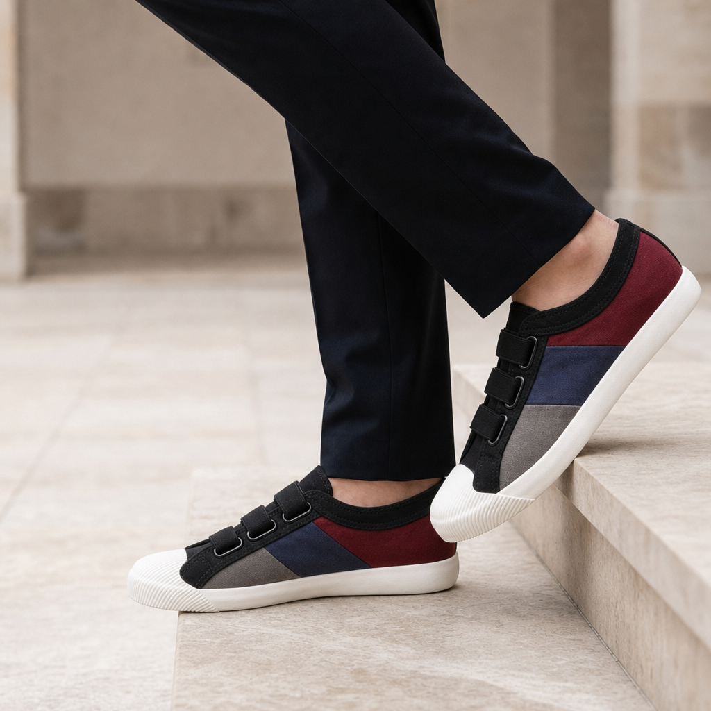 Cinque Terre Color Block Canvas Sneakers