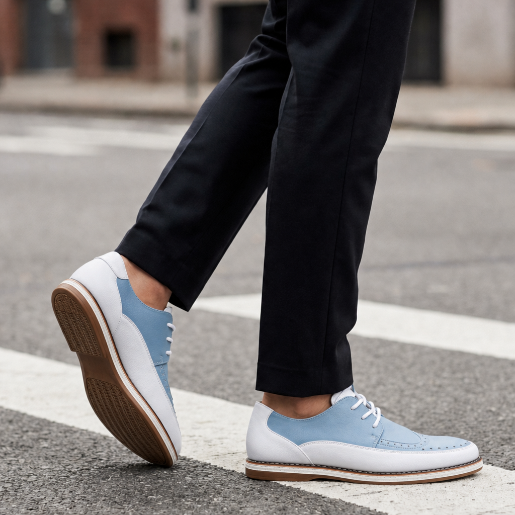 Patmos Two-Tone Brogue Oxfords