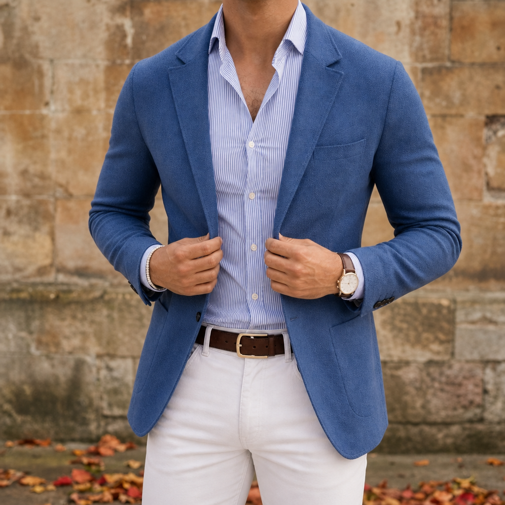 Rivello Slim Fit Knit Blazer