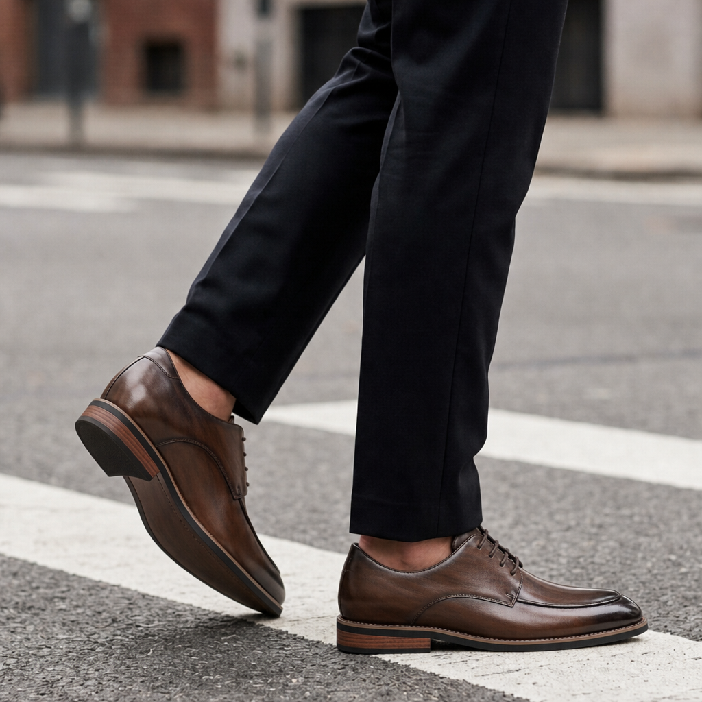 Como Leather Derby Dress Shoes
