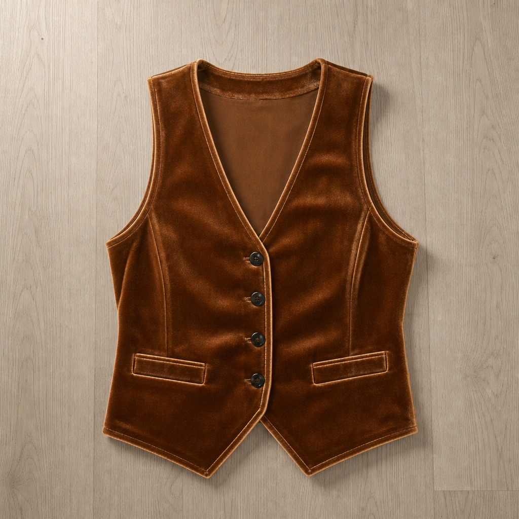 Montpellier Velvet Boho Vest