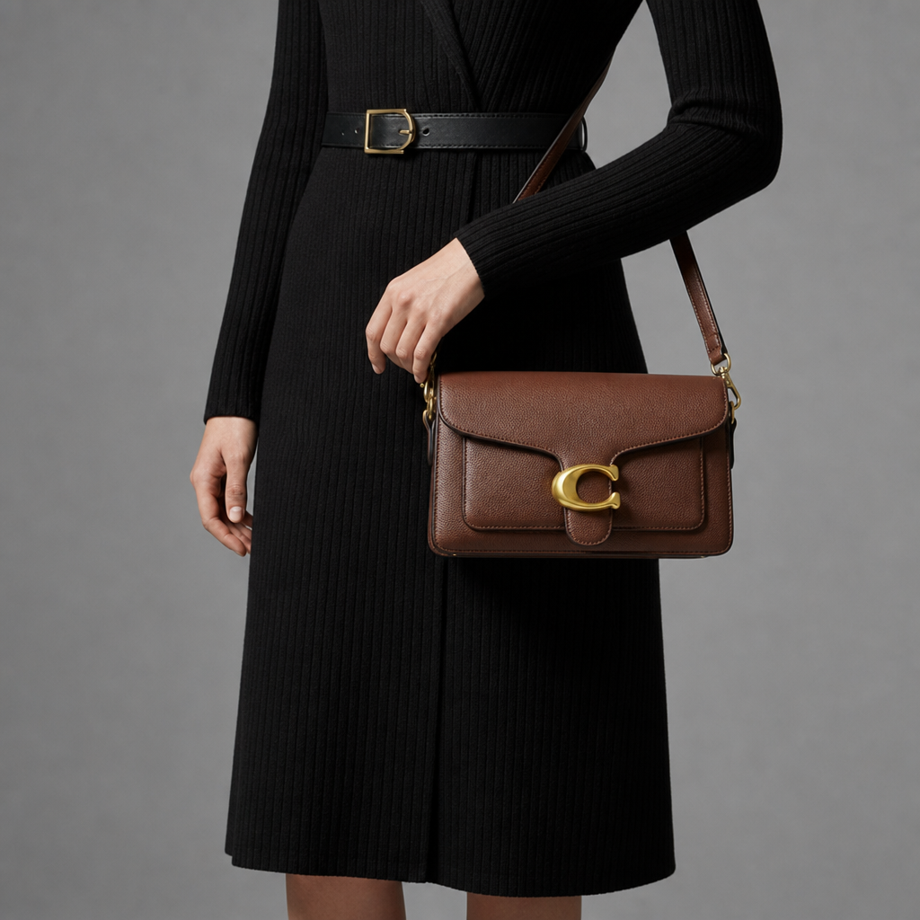 Eze Leather Flap Crossbody Bag