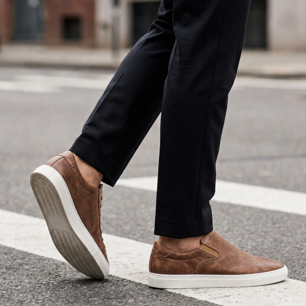 Otranto Casual Leather Slip-Ons