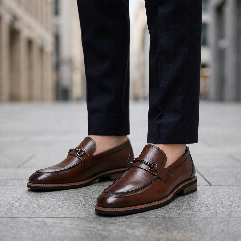 Kyrenia Horsebit Leather Loafers