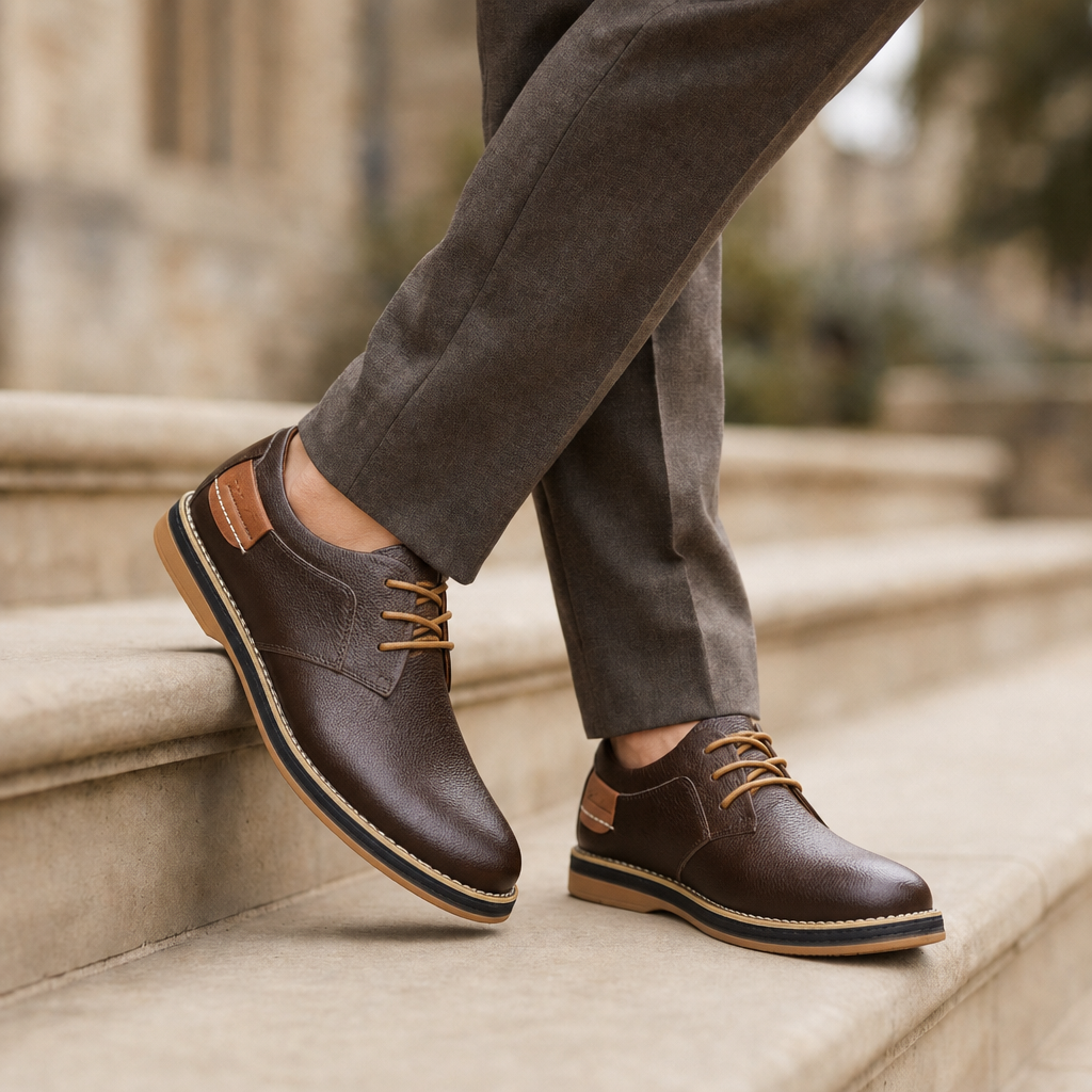 Portofino Leather Lace-Up Oxfords