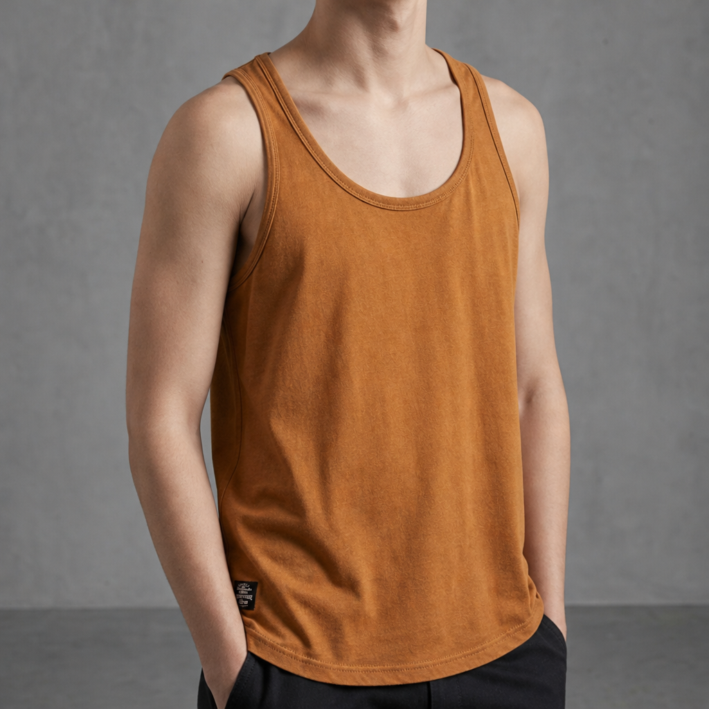 Omodos Cotton Scoop Neck Tank