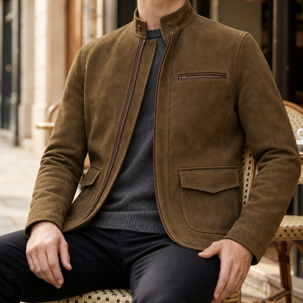 Frigiliana Suede Field Jacket