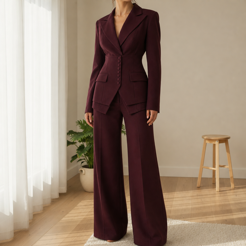 Siena Cinched Waist Suit Set