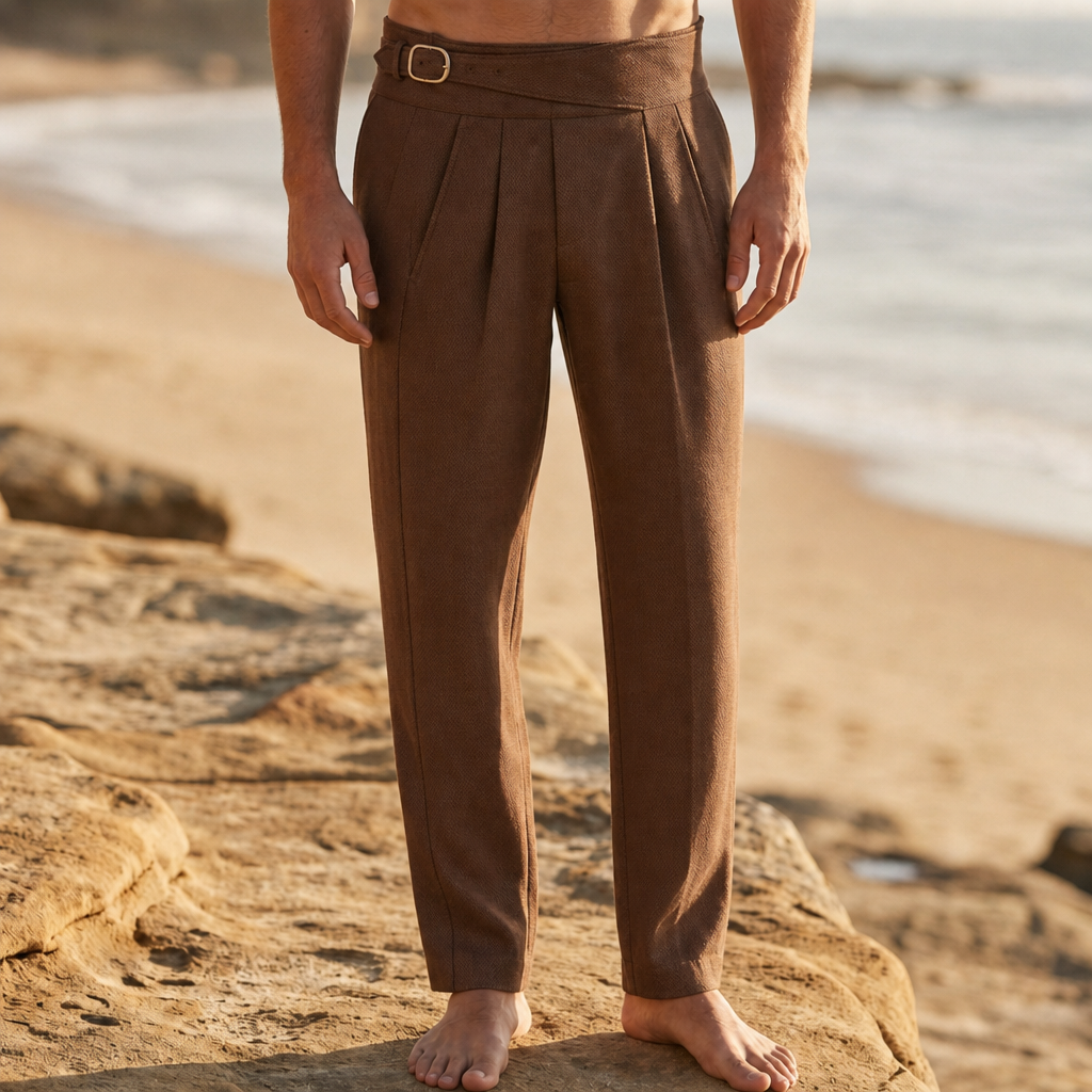 Sarentina Pleated Gurkha Trousers