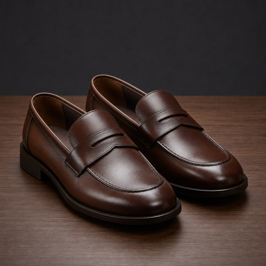 Segovia Polished Leather Loafers