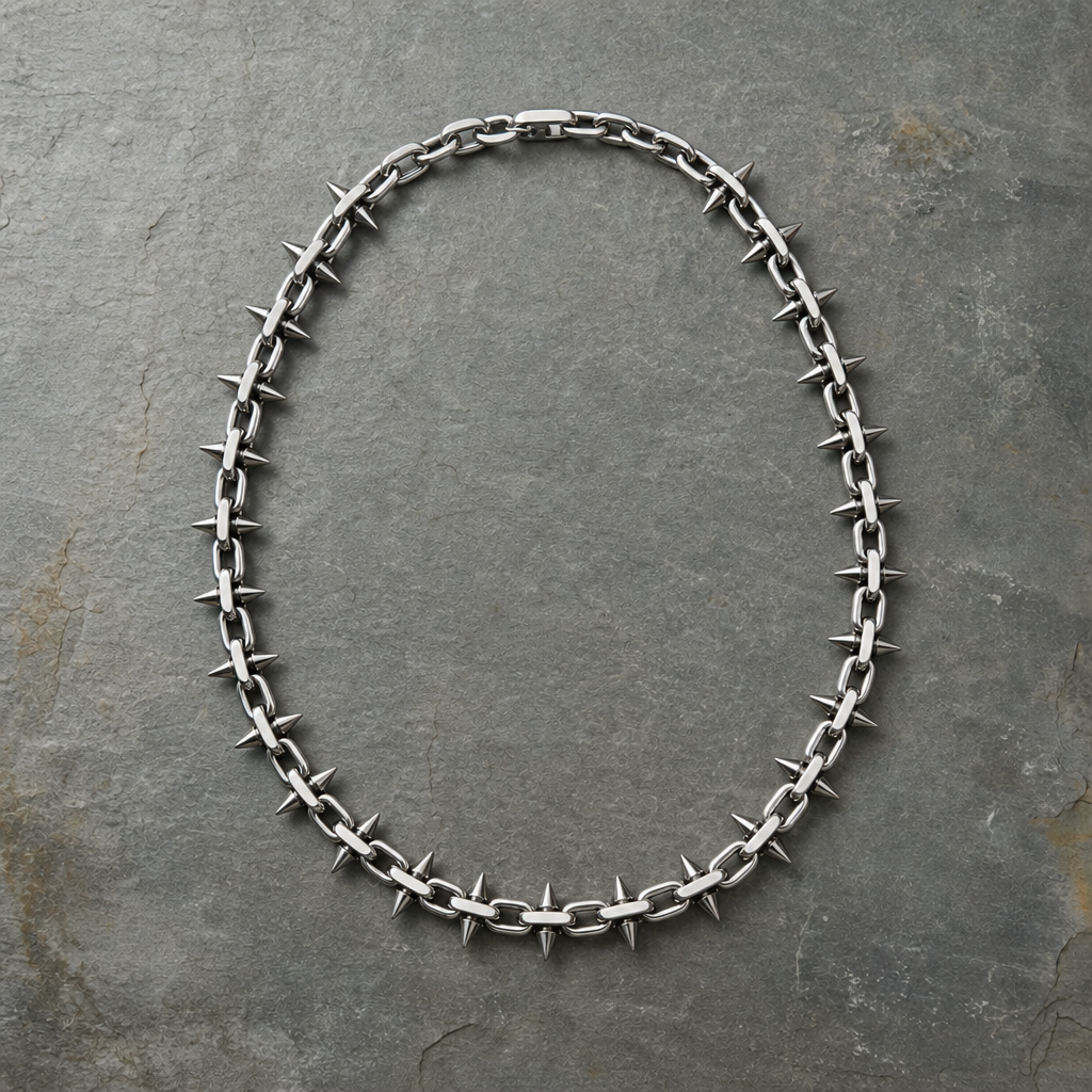 Santorini Spiked Chain Necklace