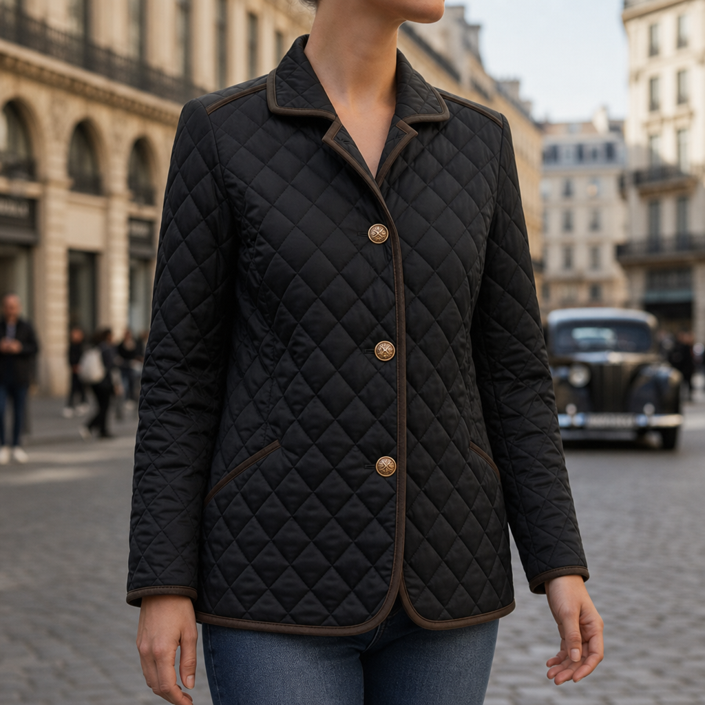 Nazare Quilted Button Jacket
