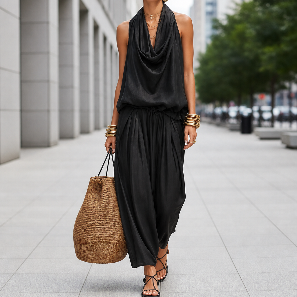 Patmos Halter Wide-Leg Set
