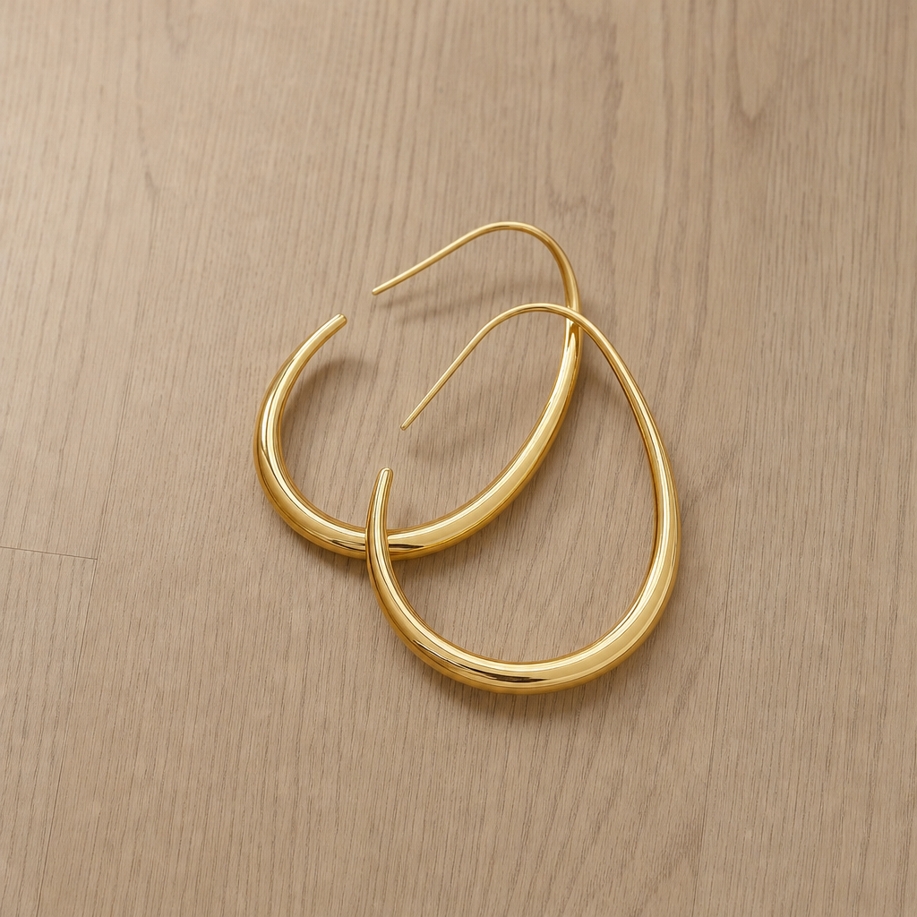 Seville Gold Teardrop Hoops
