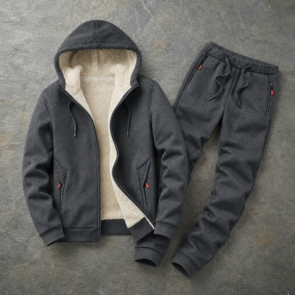 Sitia Sherpa Lined Tracksuit Set