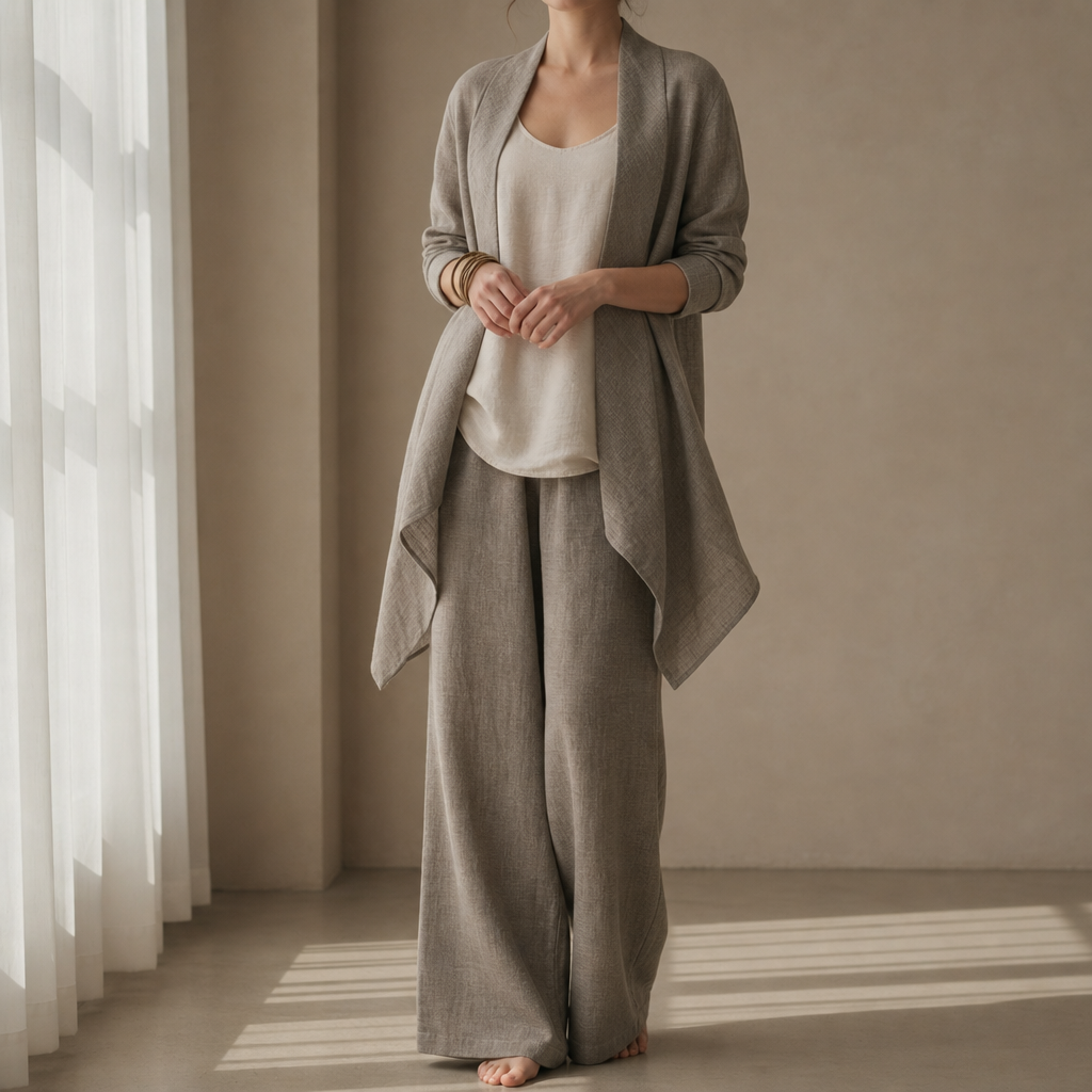 Montalcino Linen Three-Piece Set