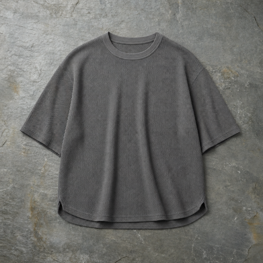 Granada Waffle Knit Drop Tee