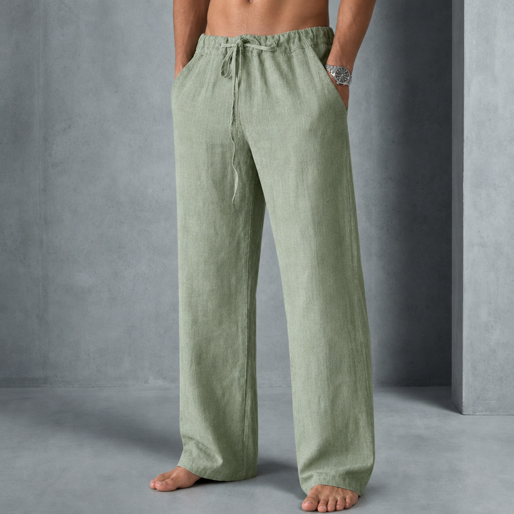 Alvanti Linen Drawstring Trousers