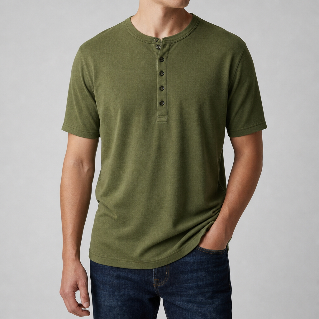 Skyros Athletic Henley Shirt