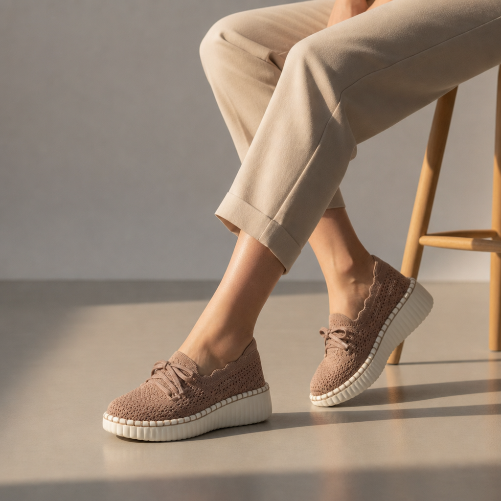 Mljet Orthopedic Knit Platform Loafers