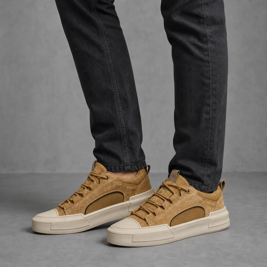 Nafplio Suede Canvas Sneakers