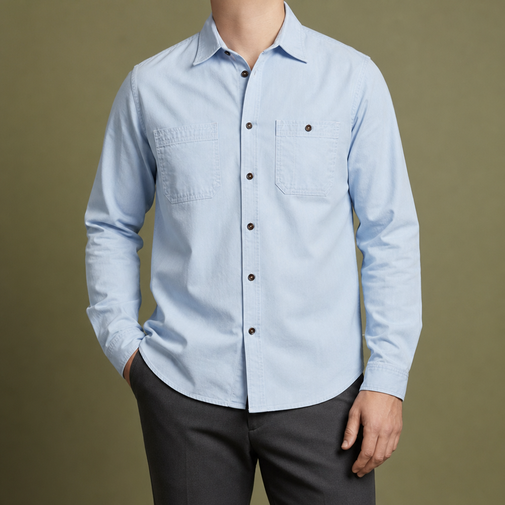 Otranto Dual Pocket Cotton Shirt