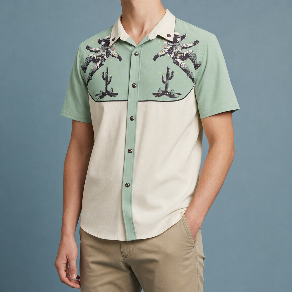 Palamos Astronaut Cowboy Western Shirt