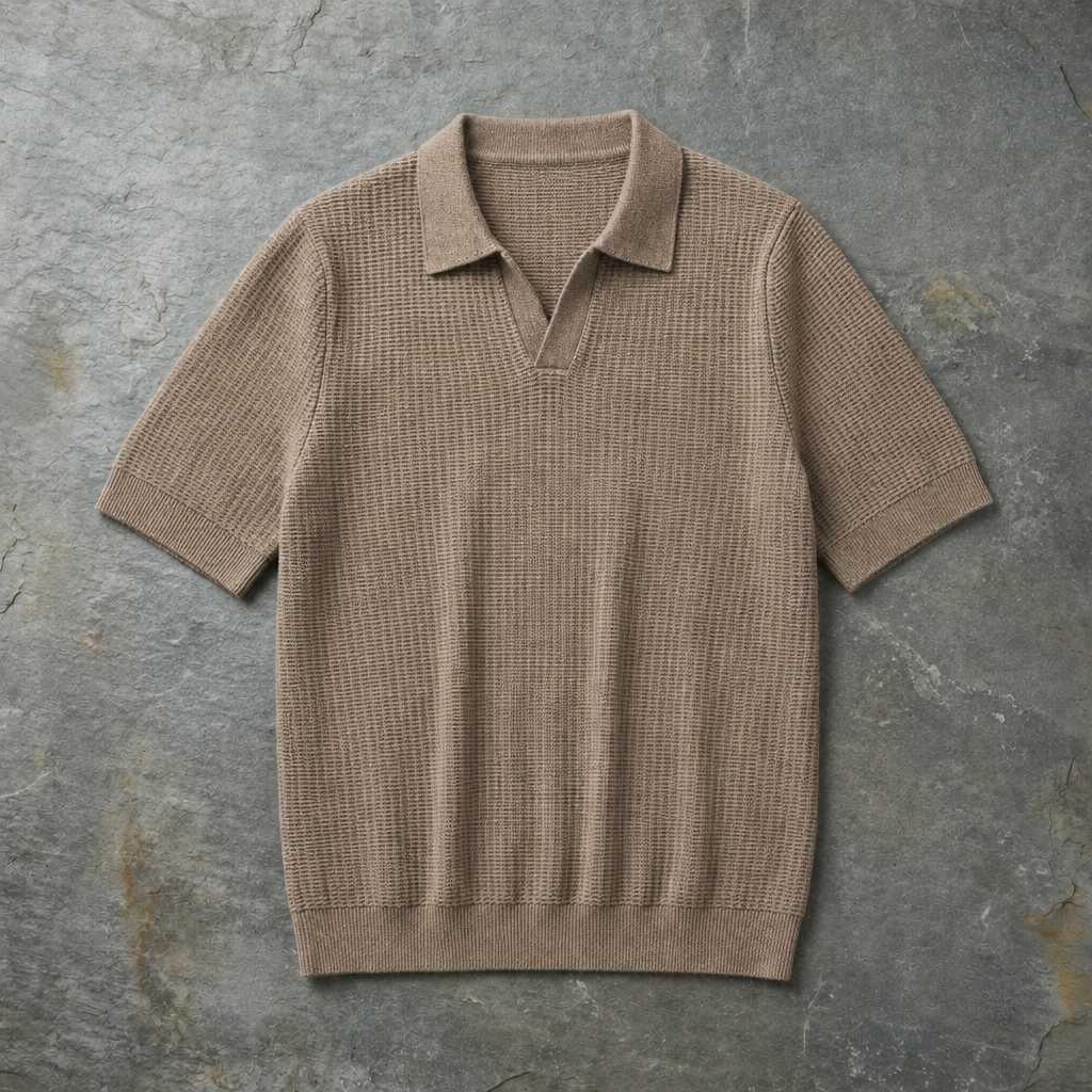 Formentera Textured Knit Polo