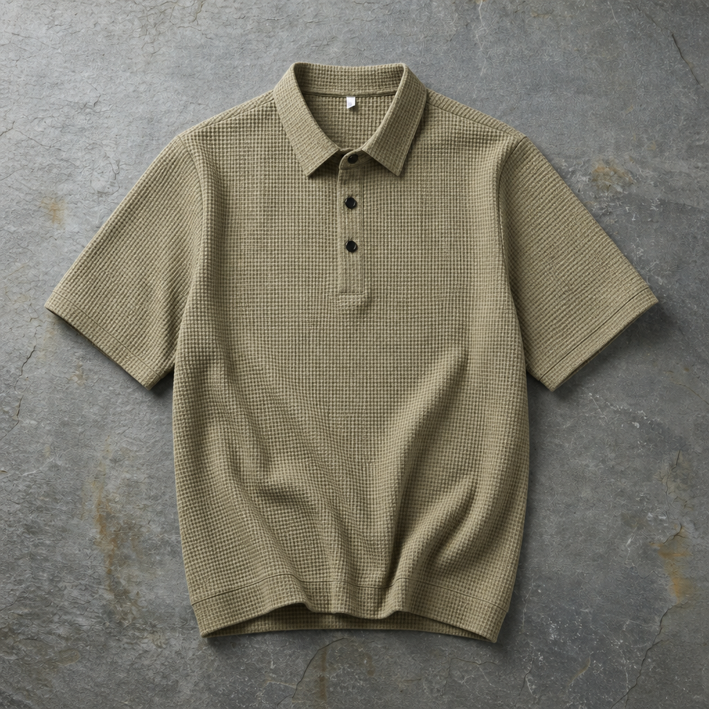 Trento Textured Knit Polo