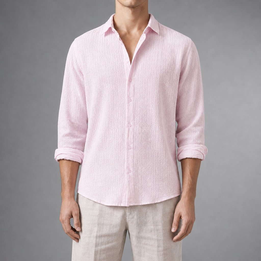 Corfu Textured Linen Shirt
