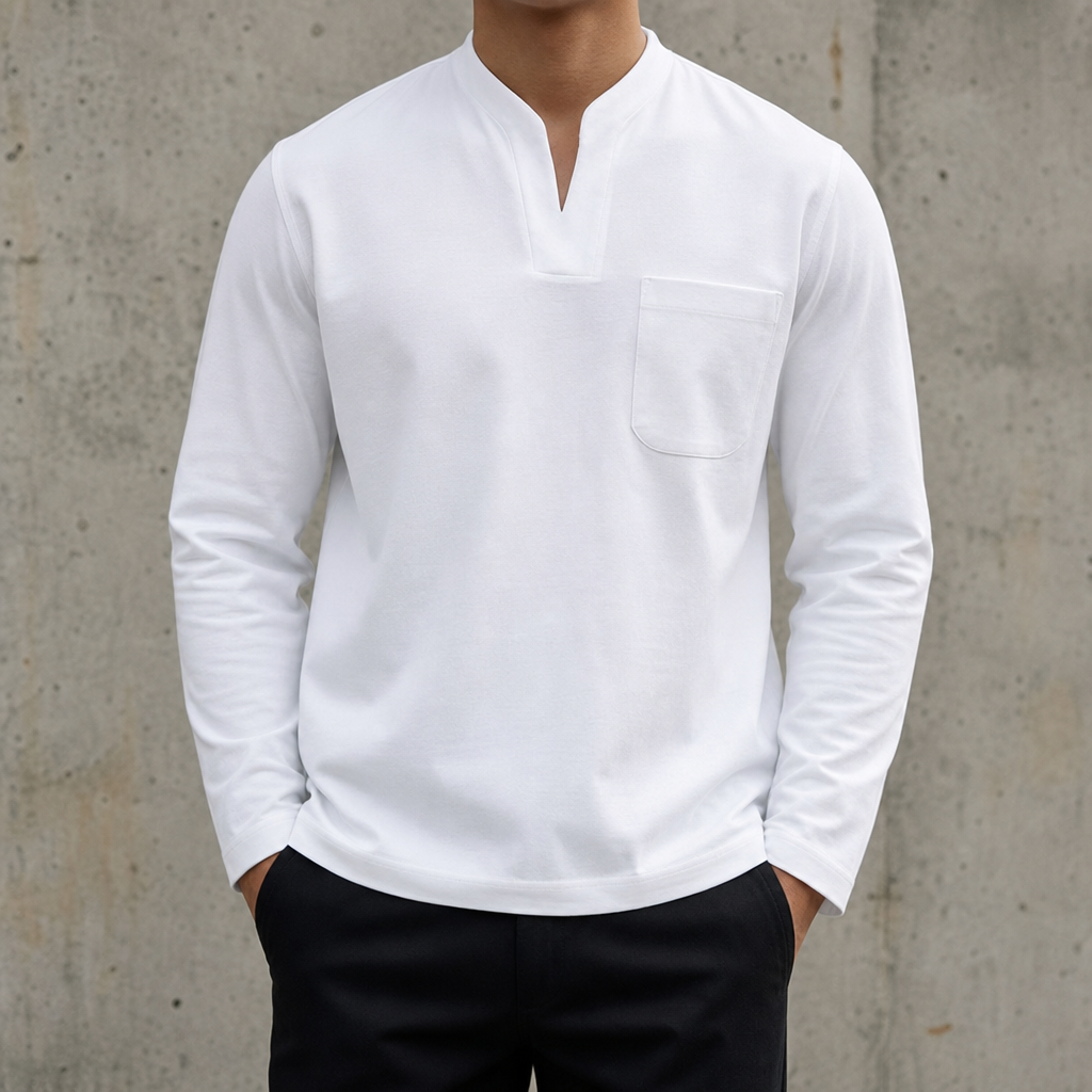 Tropea V-Neck Long Sleeve Tee