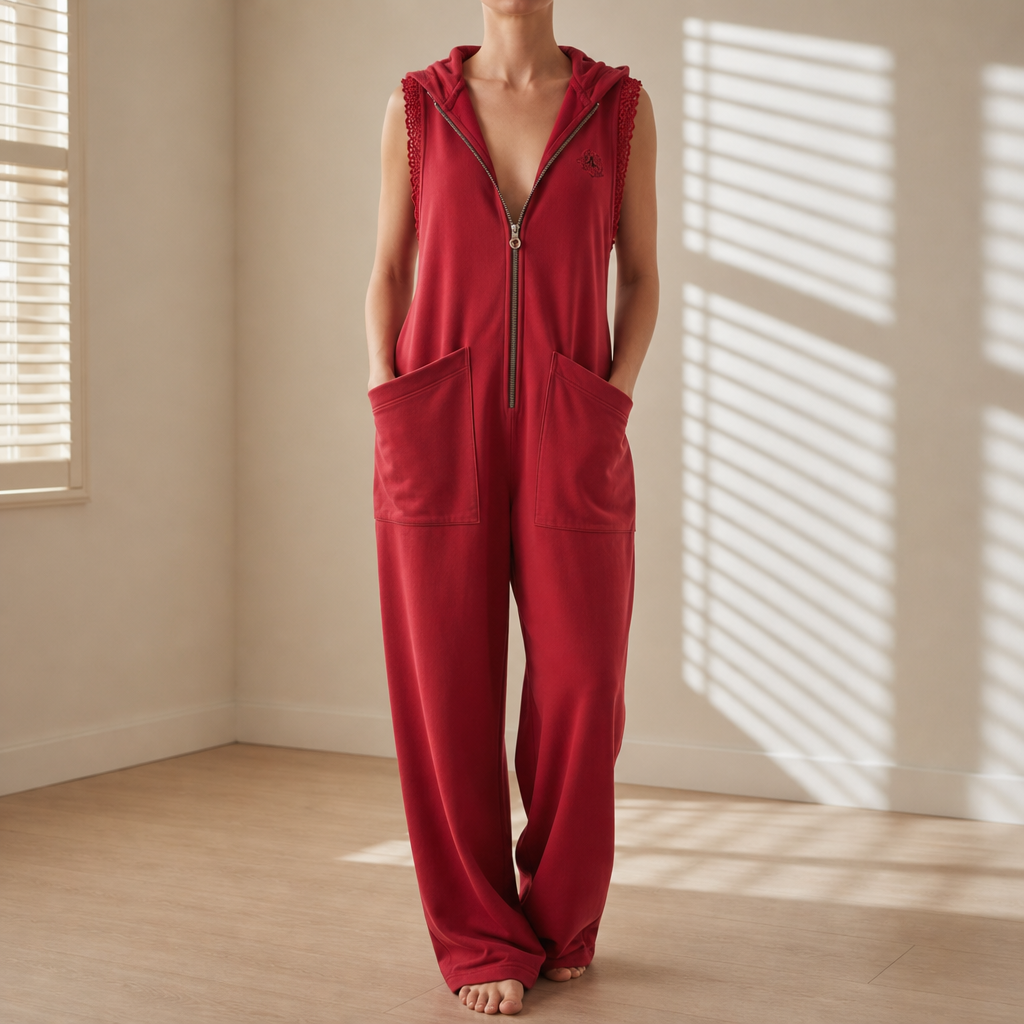 Lefkada Hooded Zip Jumpsuit
