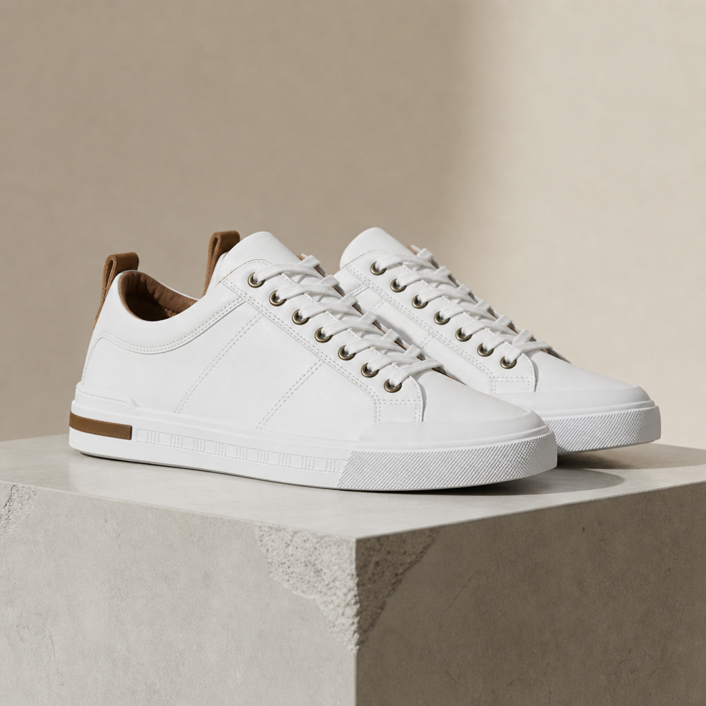 Nimes Leather Low-Top Sneakers