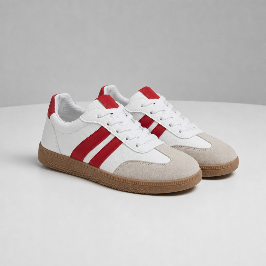 Elounda Retro Stripe Sneakers