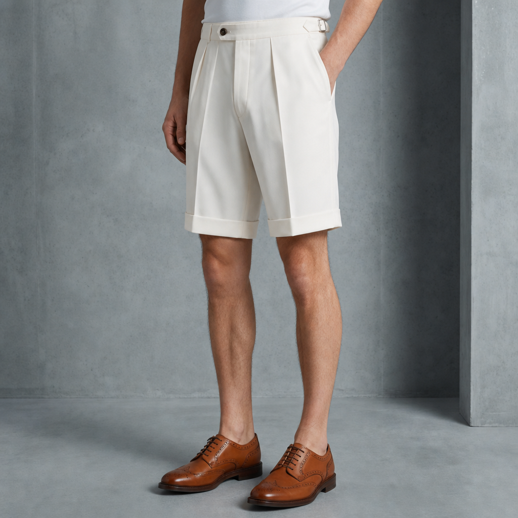 Ansouis Pleated Dress Shorts