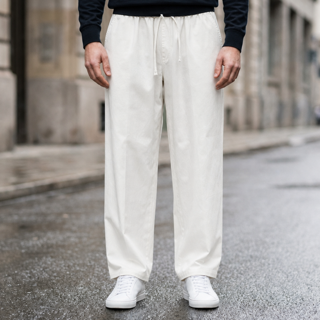 Poros Baggy Wide Leg Trousers
