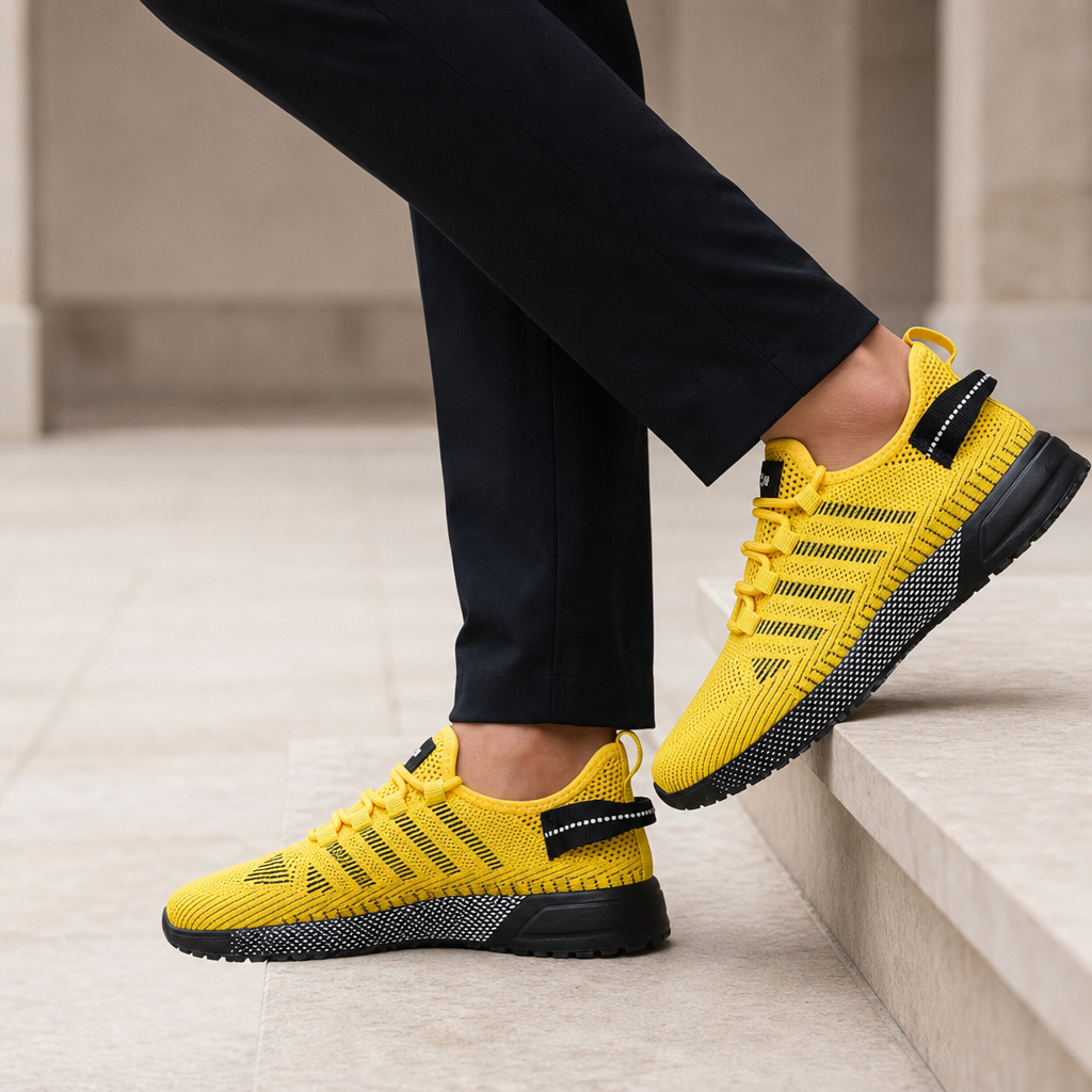 Calvero Knit Mesh Athletic Sneakers
