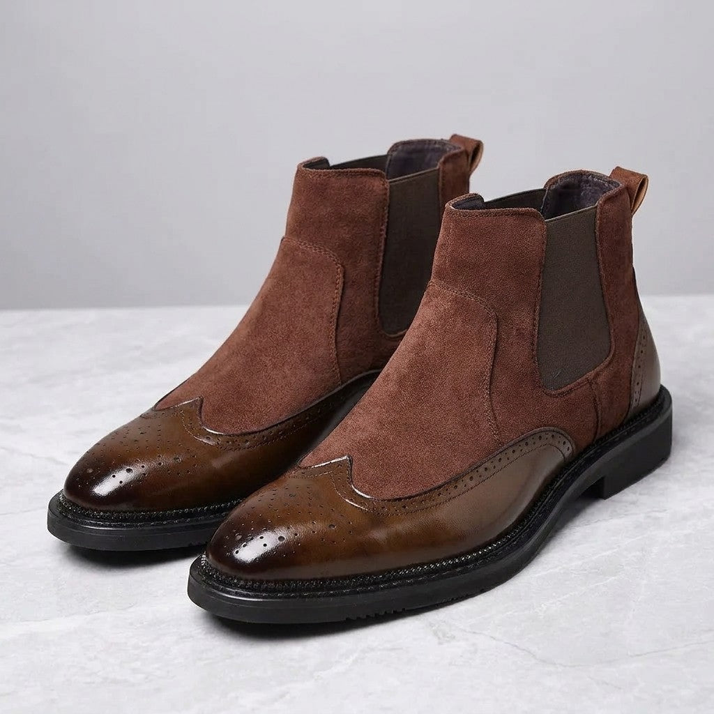 Montefalco Leather Chelsea Boots
