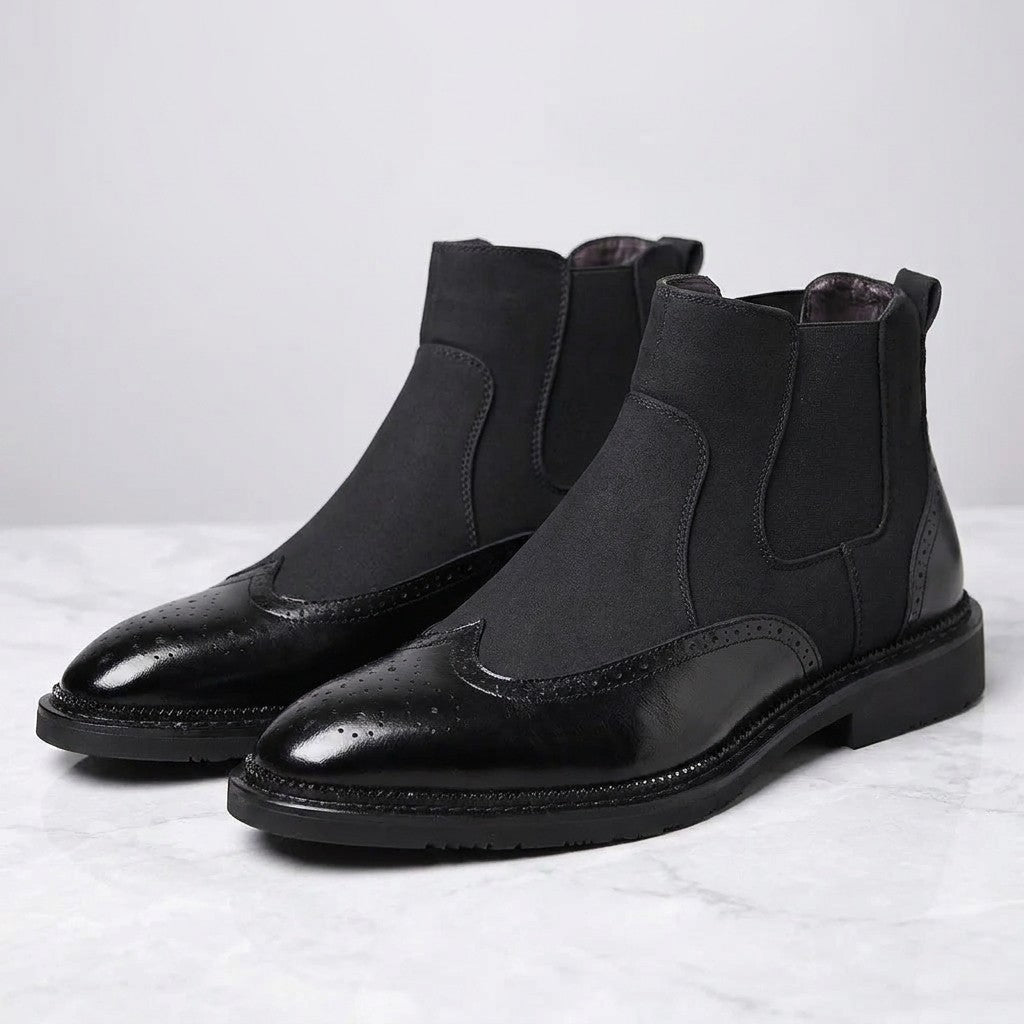 Montefalco Leather Chelsea Boots