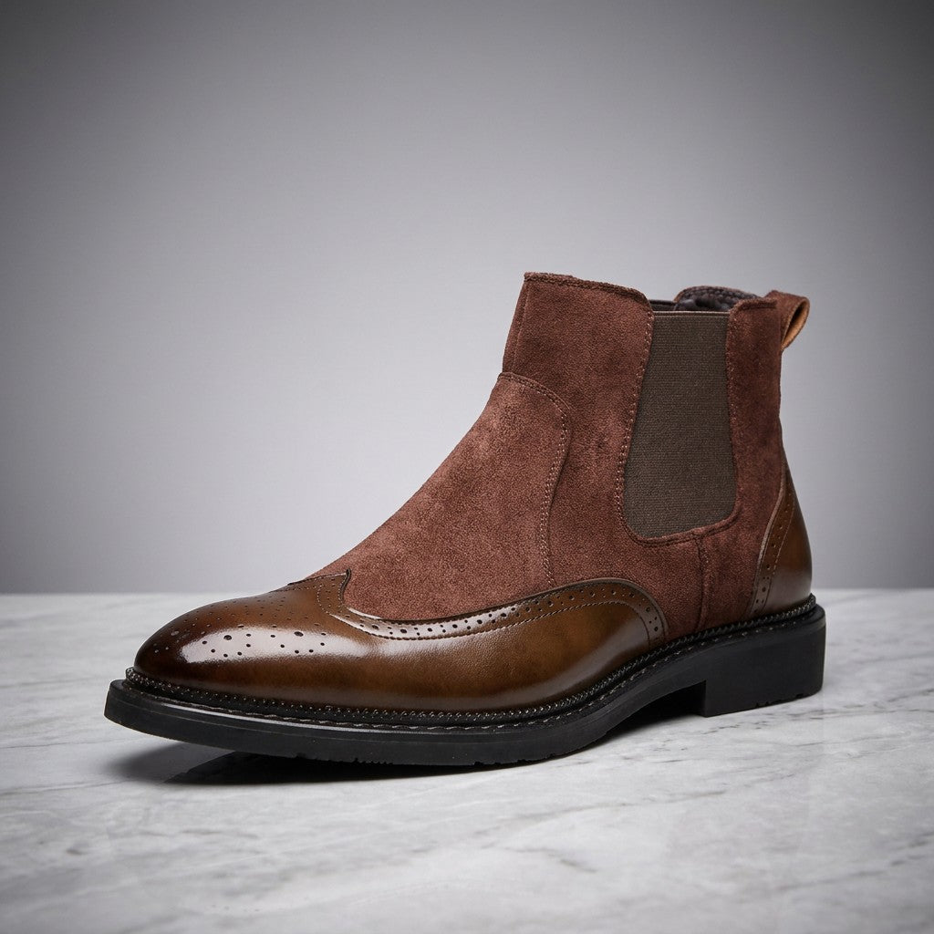 Montefalco Leather Chelsea Boots