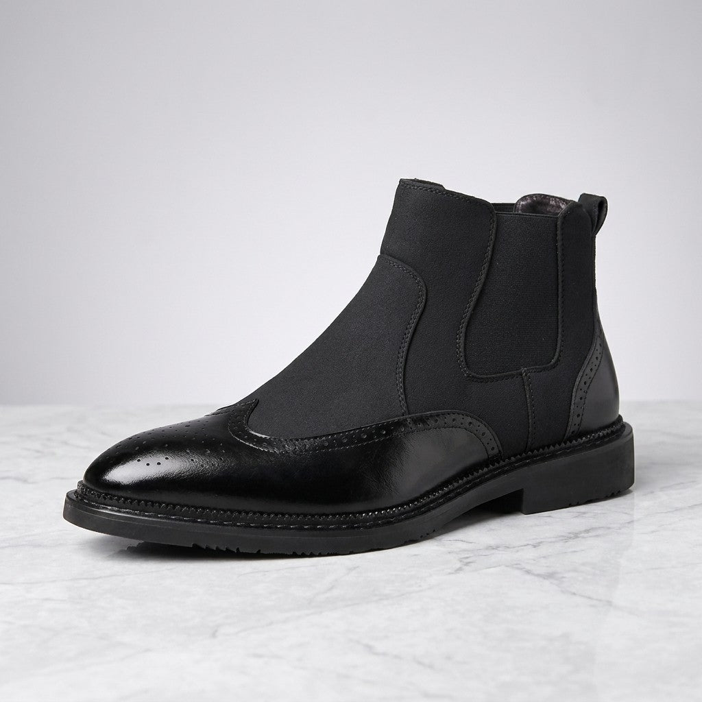 Montefalco Leather Chelsea Boots