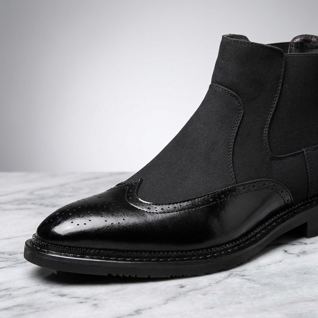 Montefalco Leather Chelsea Boots